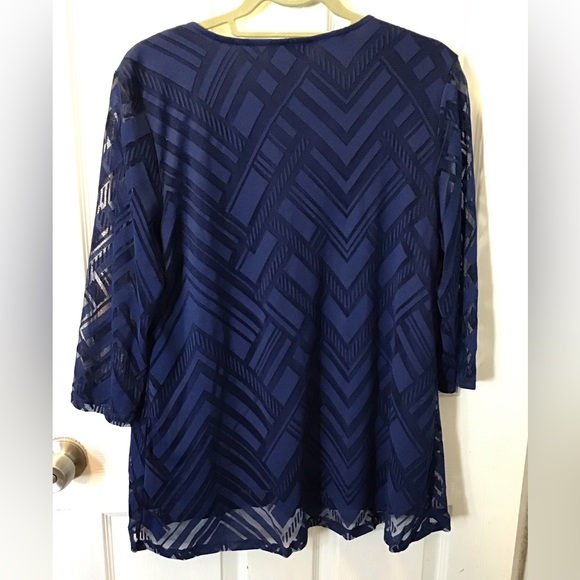 NWOT! JM Collection Blouse PXL - Picture 2 of 5